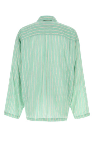 Embroidered cupro blend oversize shirt BALENCIAGA (839188TSM03) Embroidered cupro blend oversize shirt BALENCIAGA (839188TSM03)