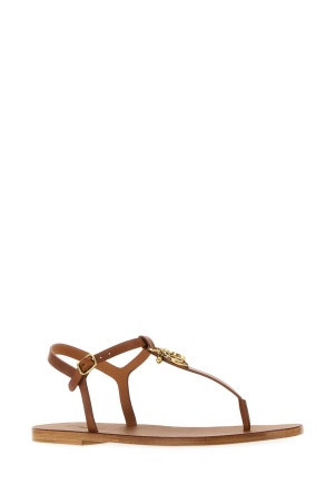 Caramel leather Chloé Charms thong sandals CHLOE (CHC25A12SLT) Caramel leather Chloé Charms thong sandals CHLOE (CHC25A12SLT)