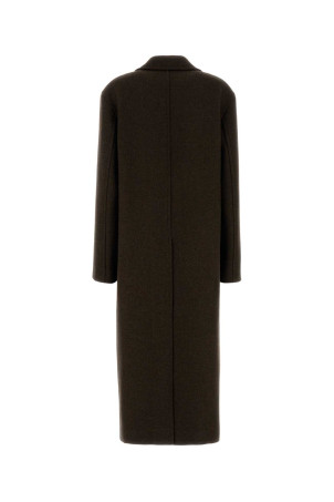 Melange brown wool coat JIL SANDER (J02AA0187J40258) Melange brown wool coat JIL SANDER (J02AA0187J40258)