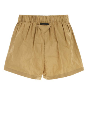 Camel stretch cotton blend shorts PRADA (P229ISOOO14NH) Camel stretch cotton blend shorts PRADA (P229ISOOO14NH)