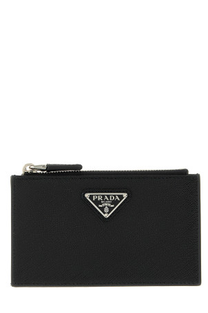 Картодержатель Saffiano Черный PRADA 2MC086QHHF0002 Картодержатель Saffiano Черный PRADA 2MC086QHHF0002