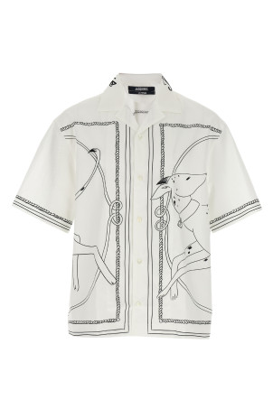 Рубашка «La Chemise Jean» Черно-серая 25HSHM00200BW006911KT