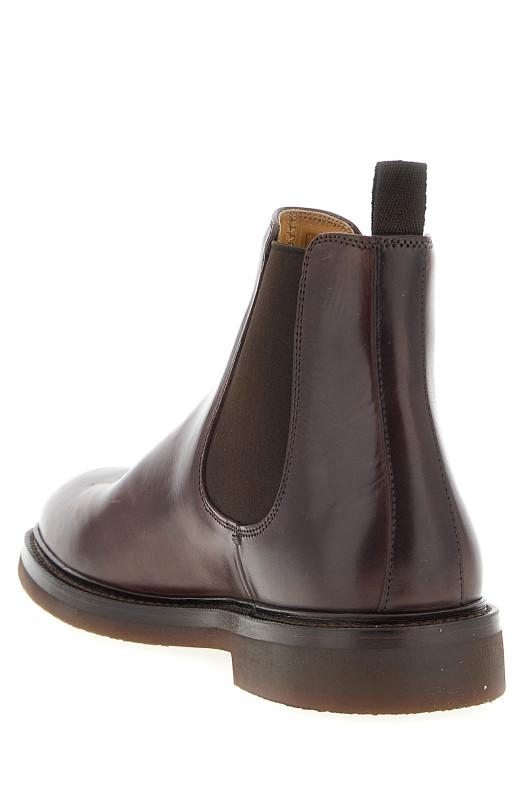 Ботильоны Chelsea Коричневые BRUNELLO CUCINELLI MZUCRTE818C8434 Ботильоны Chelsea Коричневые BRUNELLO CUCINELLI MZUCRTE818C8434