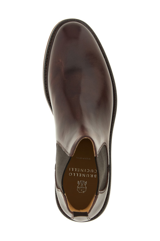 Ботильоны Chelsea Коричневые BRUNELLO CUCINELLI MZUCRTE818C8434 Ботильоны Chelsea Коричневые BRUNELLO CUCINELLI MZUCRTE818C8434