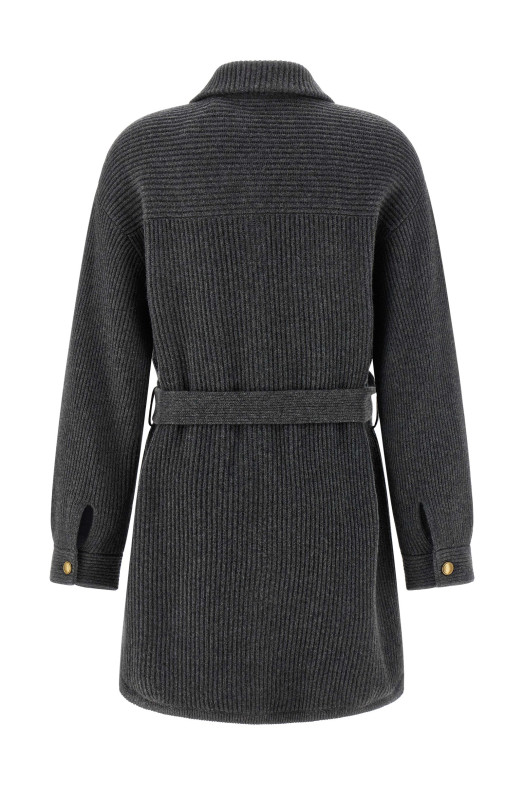 Английский ребристый кардиган Серый BRUNELLO CUCINELLI M16725116C079 Английский ребристый кардиган Серый BRUNELLO CUCINELLI M16725116C079