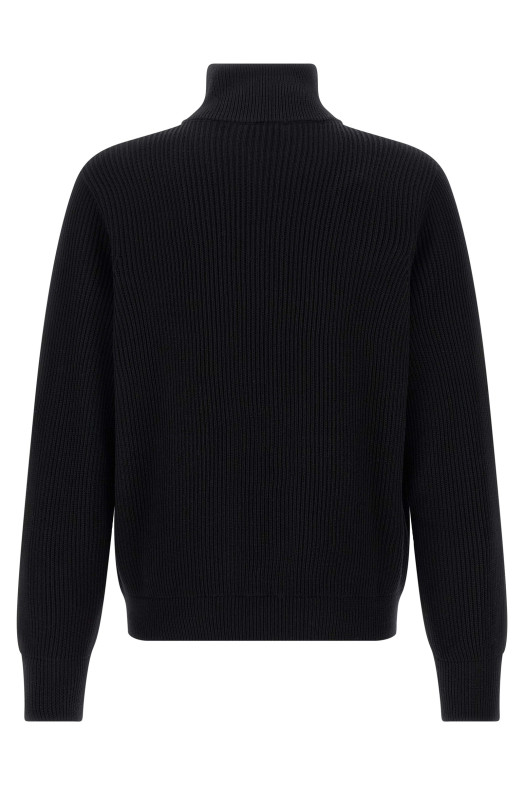 Ребристый кардиган Черный ROBERTO COLLINA 253M02108M0209