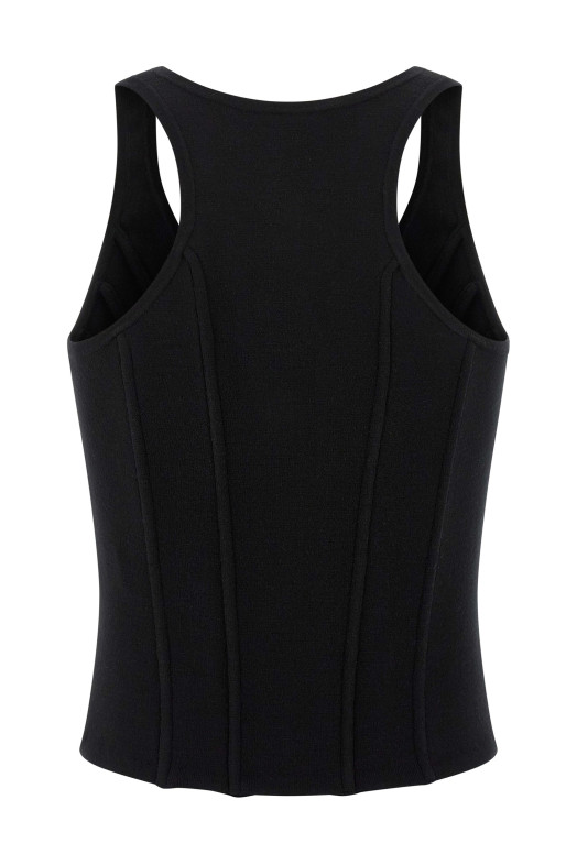 Бюстье-топ черного цвета ELISABETTA FRANCHI TK57S57E2110 Бюстье-топ черного цвета ELISABETTA FRANCHI TK57S57E2110