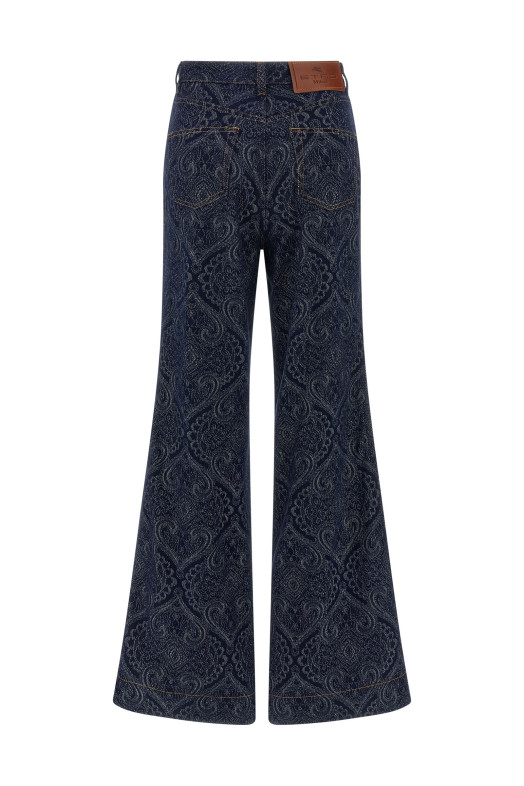 Джинсы жаккардовые Синие ETRO WRNB000499TJEF9S9090 Джинсы жаккардовые Синие ETRO WRNB000499TJEF9S9090