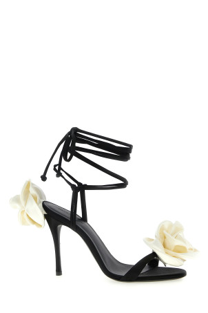 Атласні сандалі Чорні MAGDA BUTRYM 522423BLACK