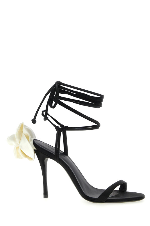 Атласные сандалии Черный MAGDA BUTRYM 522423BLACK