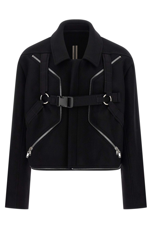 'Blixa Jumbo Mac' coat Black