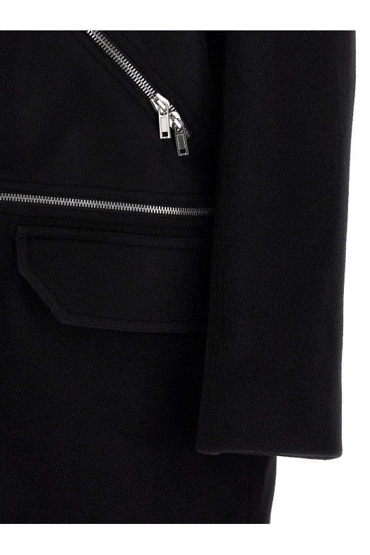 'Blixa Jumbo Mac' coat Black