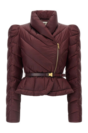 Пухова куртка з тканини Vela, бордовий колір ELISABETTA FRANCHI PI89Z56E2EA4