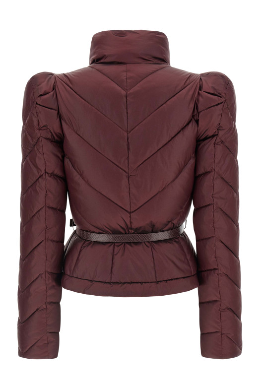 Пухова куртка з тканини Vela, бордовий колір ELISABETTA FRANCHI PI89Z56E2EA4 Пухова куртка з тканини Vela, бордовий колір ELISABETTA FRANCHI PI89Z56E2EA4