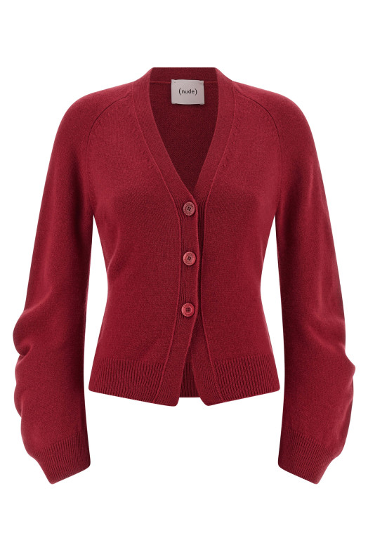 Кардиган с закругленными рукавами Розовый NUDE 1101W25537152