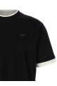 Многослойная футболка Черно-серая PRADA UJN912SWMO11CDF0967 Многослойная футболка Черно-серая PRADA UJN912SWMO11CDF0967