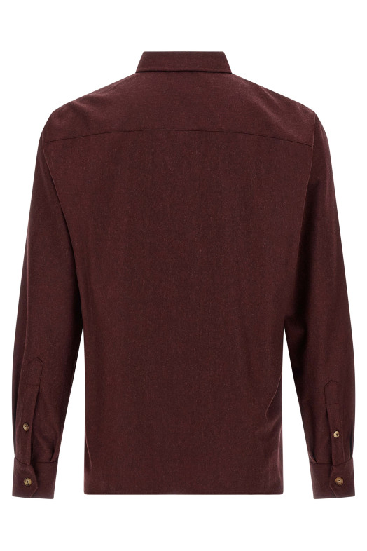 Flannel overshirt Bordeaux Flannel overshirt Bordeaux