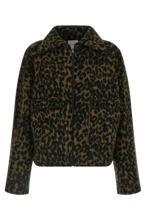 Куртка-бомбер Animalier Зелена NUDE 1101W25564336 Куртка-бомбер Animalier Зелена NUDE 1101W25564336