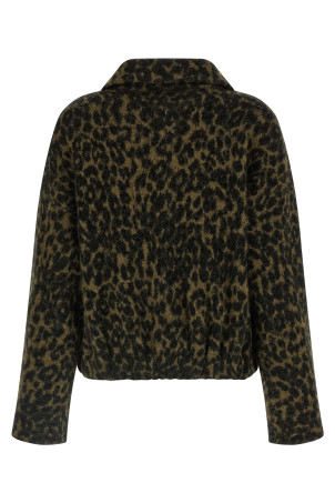 Куртка-бомбер Animalier Зелена NUDE 1101W25564336 Куртка-бомбер Animalier Зелена NUDE 1101W25564336