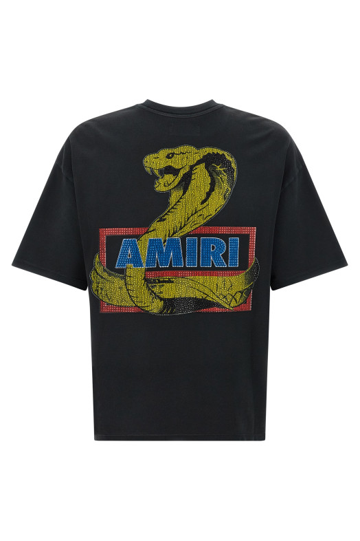 'Amiri Crystal Cobra' T-shirt Black 'Amiri Crystal Cobra' T-shirt Black