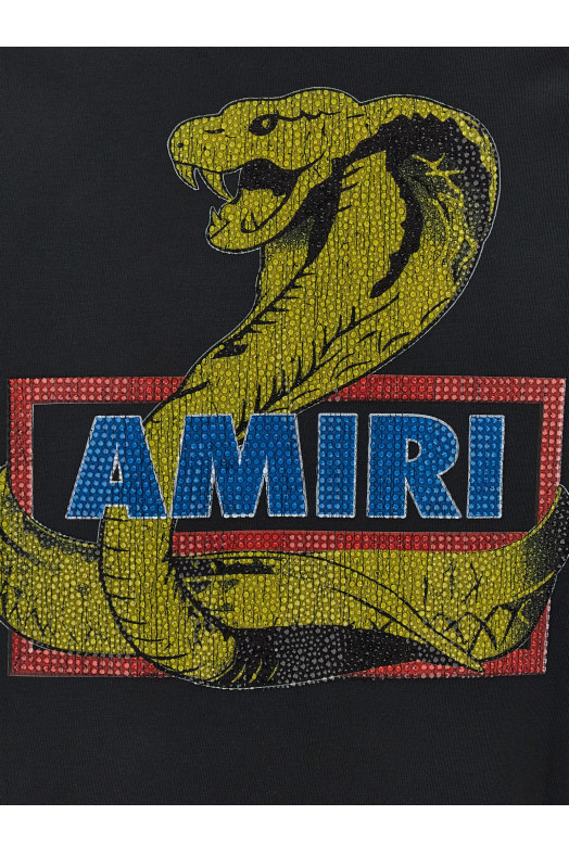 'Amiri Crystal Cobra' T-shirt Black 'Amiri Crystal Cobra' T-shirt Black