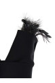 Верх з пір'ям Чорний ALBERTA FERRETTI A088066000555 Верх з пір'ям Чорний ALBERTA FERRETTI A088066000555