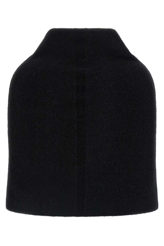 'Cowl' cape Black