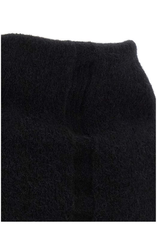'Cowl' cape Black