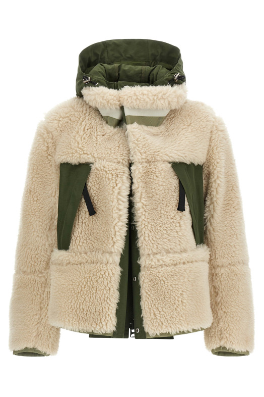 Блузон Teddy Білий SACAI 2508076063 Блузон Teddy Білий SACAI 2508076063