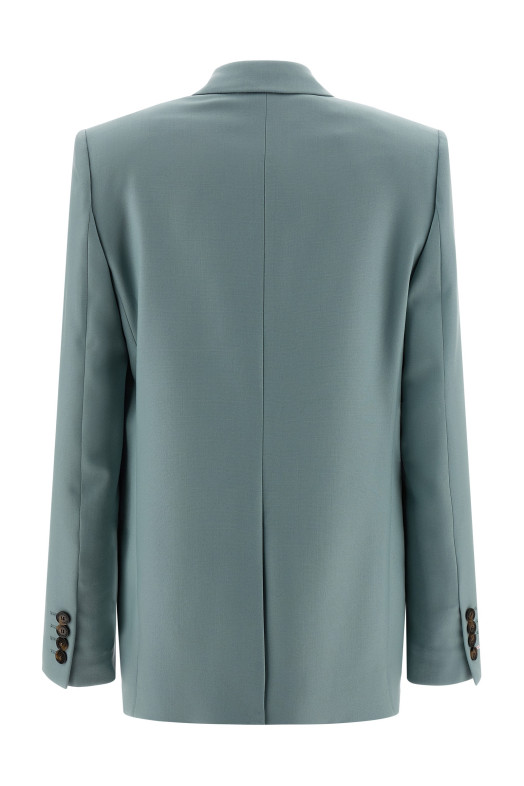 Двубортный блейзер СИНИЙ STELLA MCCARTNEY 650116SSA363845 Двубортный блейзер СИНИЙ STELLA MCCARTNEY 650116SSA363845