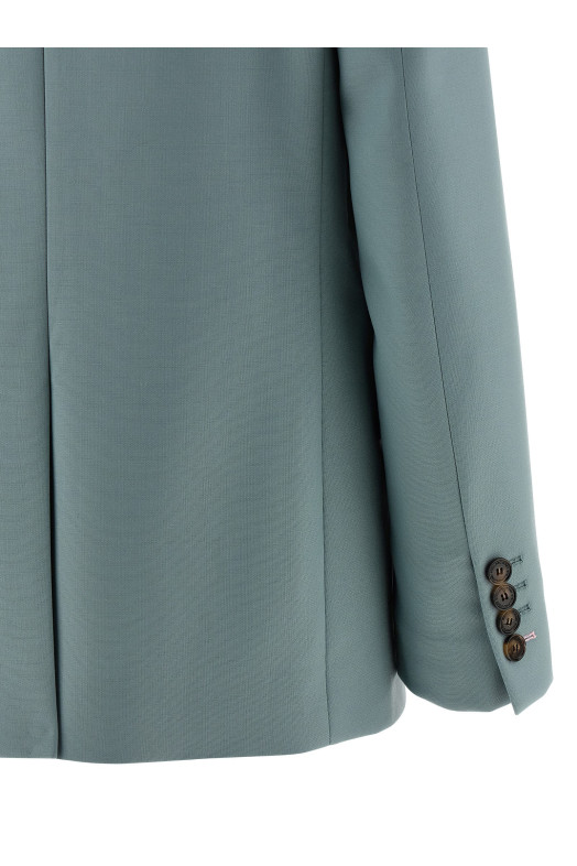 Двубортный блейзер СИНИЙ STELLA MCCARTNEY 650116SSA363845 Двубортный блейзер СИНИЙ STELLA MCCARTNEY 650116SSA363845