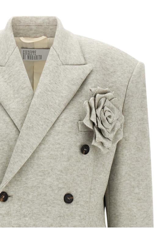 Розовый блейзер Бежевый GIUSEPPE DI MORABITO 05FWJA096F0530423 Розовый блейзер Бежевый GIUSEPPE DI MORABITO 05FWJA096F0530423