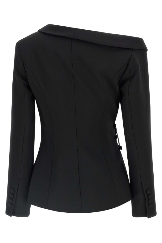 Асимметричный блейзер Черный GIUSEPPE DI MORABITO 05FWJA124X05327A99 Асимметричный блейзер Черный GIUSEPPE DI MORABITO 05FWJA124X05327A99