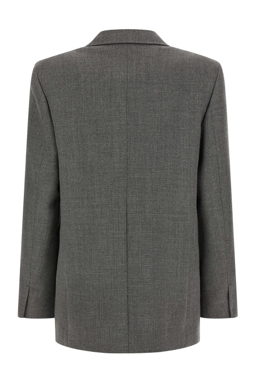 Шерстяной блейзер Серый JIL SANDER J03BN0193J41557030 Шерстяной блейзер Серый JIL SANDER J03BN0193J41557030