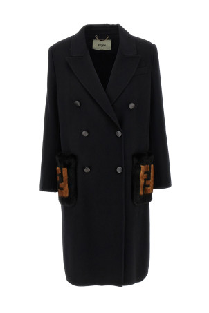 'Double Wool' coat Black 'Double Wool' coat Black