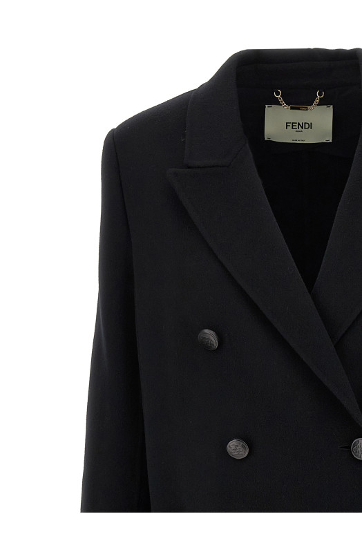 'Double Wool' coat Black 'Double Wool' coat Black