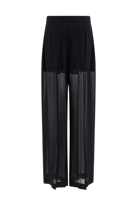 Silk pants Black