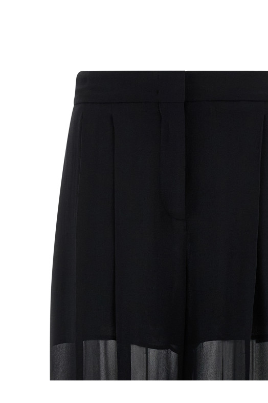 Silk pants Black