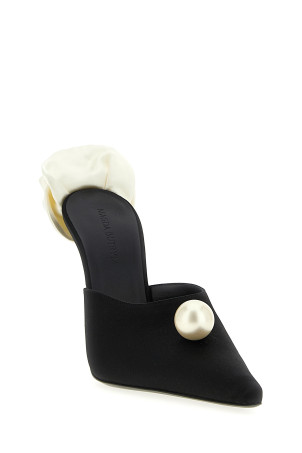 Атласні мюлі Чорні MAGDA BUTRYM 531723BLACK Атласні мюлі Чорні MAGDA BUTRYM 531723BLACK