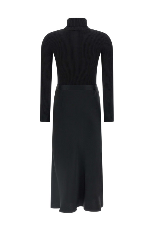 Сукня з високим коміром Чорна ELISABETTA FRANCHI AM06B56E2110