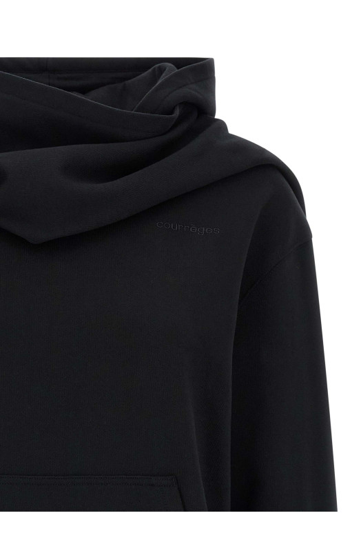 Hoodie and scarf Black Hoodie and scarf Black