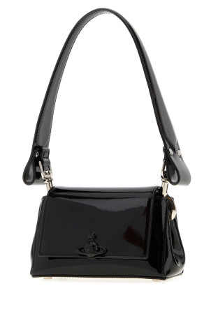 Черная кожаная небольшая сумка через плечо Hazel VIVIENNE WESTWOOD (46030003WL00AU)