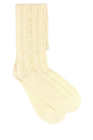 Cream cotton blend socks VALENTINO GARAVANI (7V3KI02FAS9)