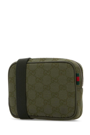 Сумка через плечо из ткани GG оливкового цвета GUCCI (834268FAEOG) Сумка через плечо из ткани GG оливкового цвета GUCCI (834268FAEOG)