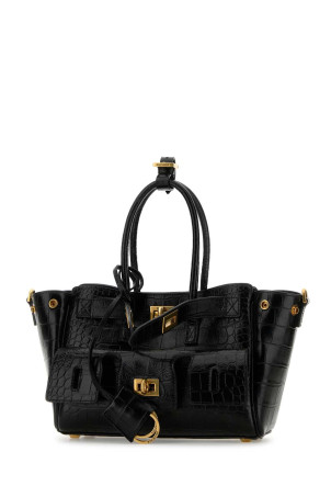 Black leather Carry All Bel Air shopping bag Black BALENCIAGA (8357322AB0X) Black leather Carry All Bel Air shopping bag Black BALENCIAGA (8357322AB0X)