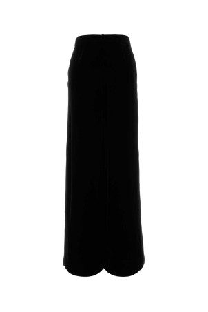 Чорні оксамитові штани-палаццо GIORGIO ARMANI (GW001563TE10831) Чорні оксамитові штани-палаццо GIORGIO ARMANI (GW001563TE10831)