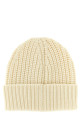 Шерстяная и кашемировая шапка Белая MONCLER K20933B00035M4281034 Шерстяная и кашемировая шапка Белая MONCLER K20933B00035M4281034