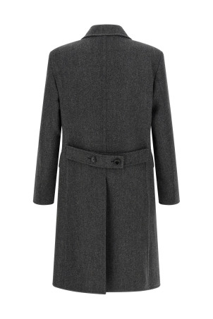 Двубортное пальто Серое TOM FORD OCL012FMW061ZDGBL Двубортное пальто Серое TOM FORD OCL012FMW061ZDGBL