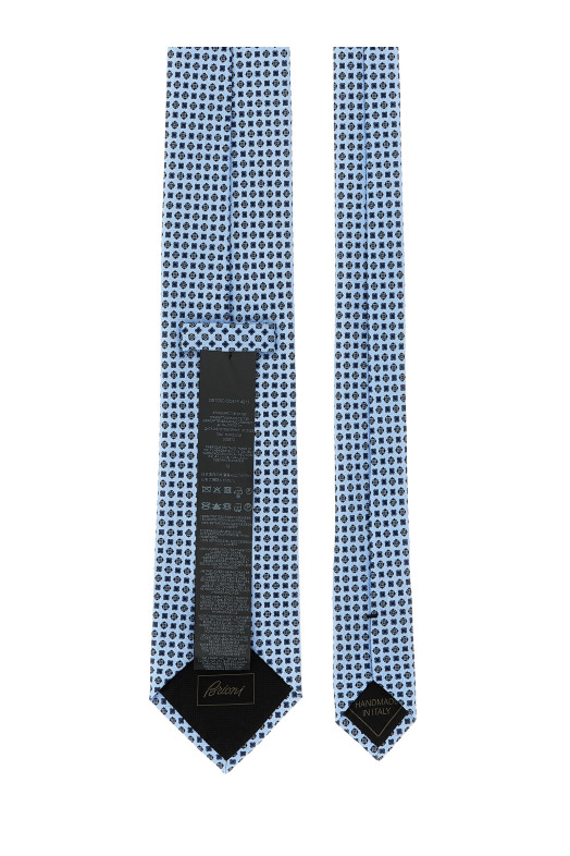 Жаккардовий краватка СИНЯ BRIONI O61D00OD4184911