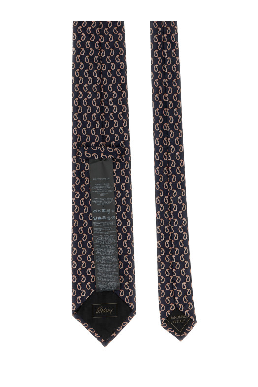 Жаккардовый галстук Синий BRIONI O61D00OD4484057